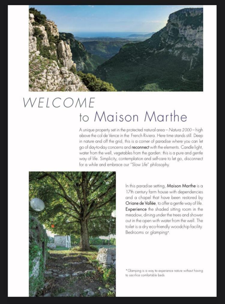 Coursegoules Maison Marthe - Maison Nomade Chic מראה חיצוני תמונה